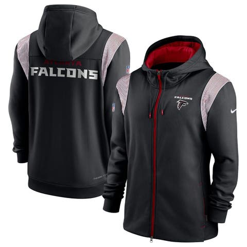 Men's Nike Red/Charcoal Kansas City Chiefs Sideline Impact Lockup  Performance Pullover Hoodie