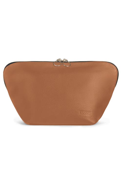 KUSSHI KUSSHI VACATIONER LEATHER MAKEUP BAG 