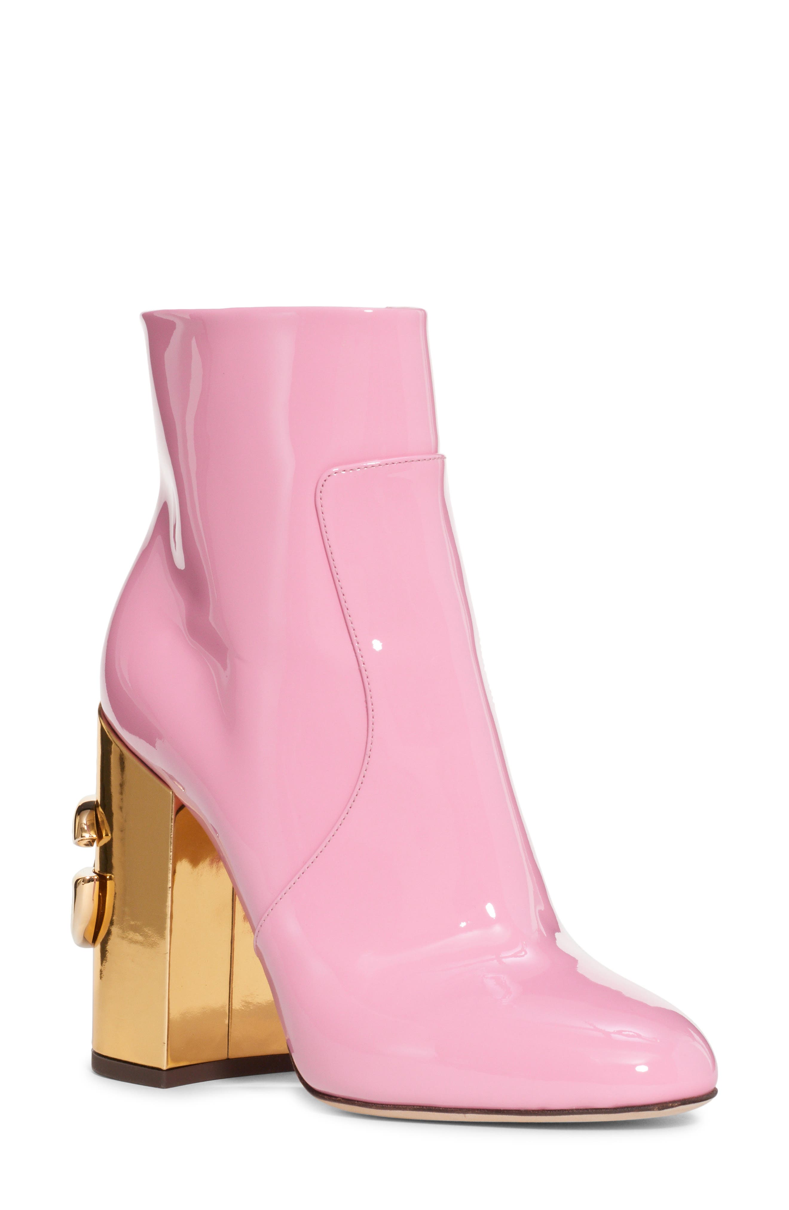 pink designer boots