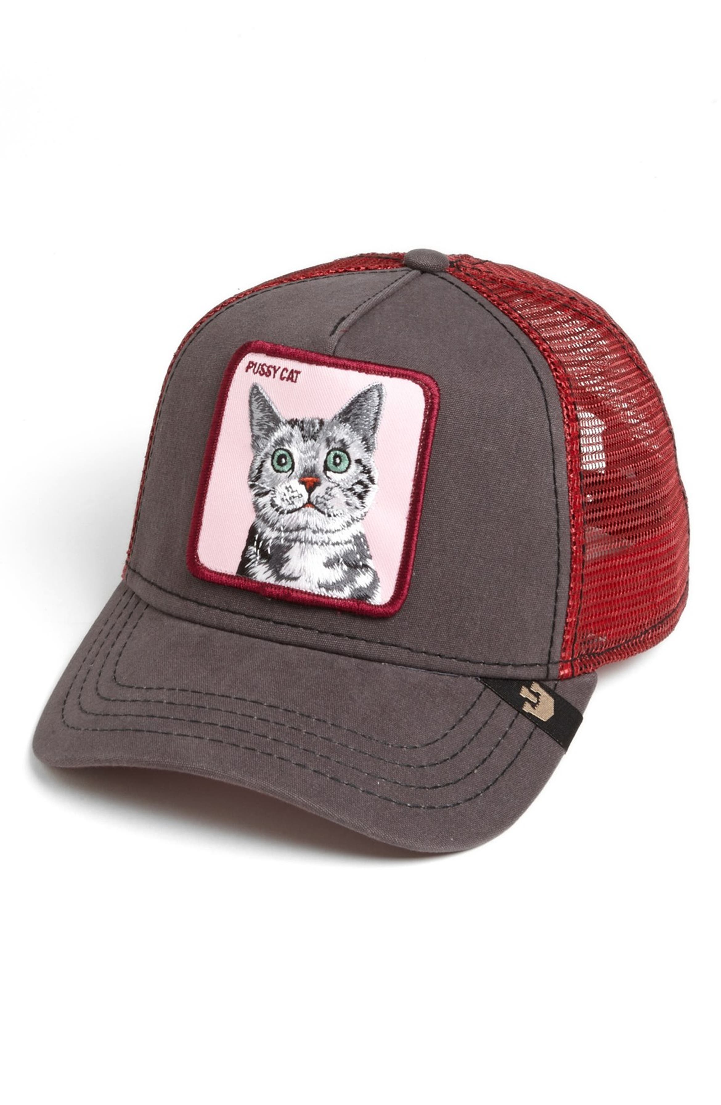 Goorin Bros Trucker Hat Goorin Brothers 'Animal Farm - Whiskers Cat' Trucker Hat | Nordstrom