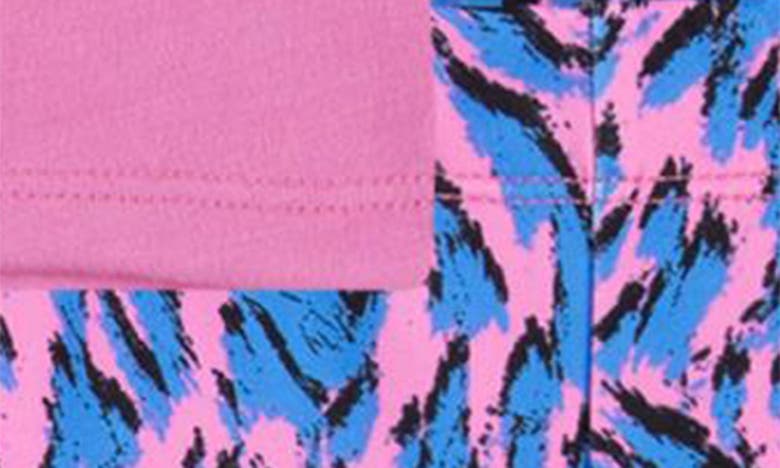 Nike Kids' Just Do It Logo Graphic T-shirt & Leggings Set In Playful Pink