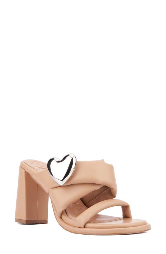 Shop Olivia Miller Lovey Dovey Sandal In Beige