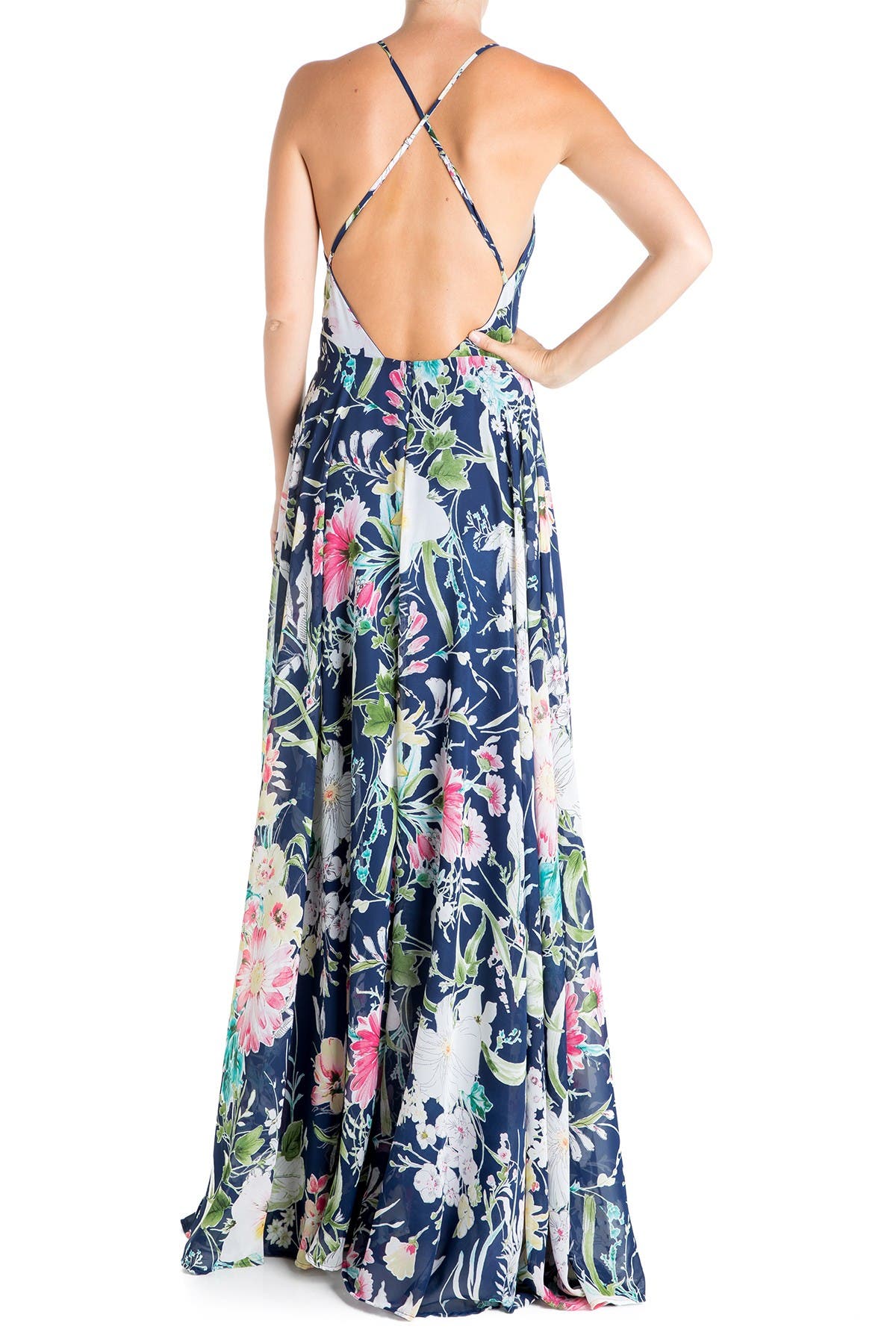 Meghan LA | Midnight Floral Maxi Dress | Nordstrom Rack