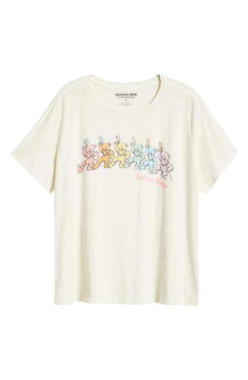 Lucky Brand Grateful Dead Dancing Bears Cotton Graphic T-Shirt Bone White at Nordstrom,
