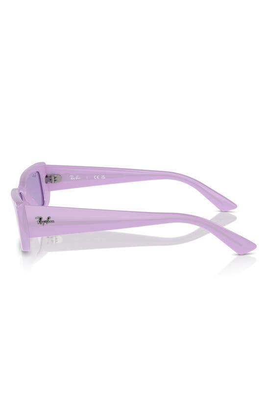 Ray Ban Teru 54mm Rectangle Sunglasses In Violet