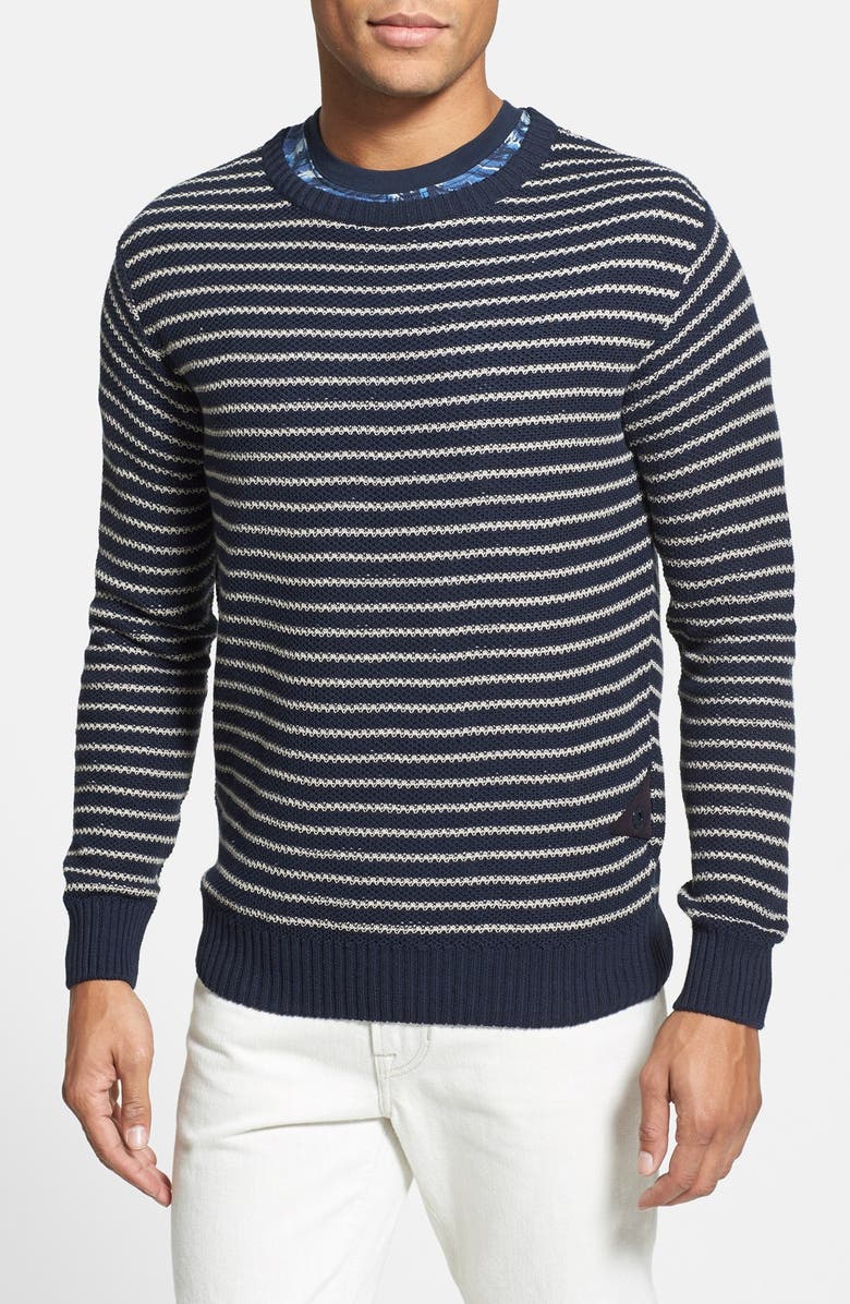 Barbour 'Legion Stripe' Contemporary Fit Crewneck Sweater | Nordstrom