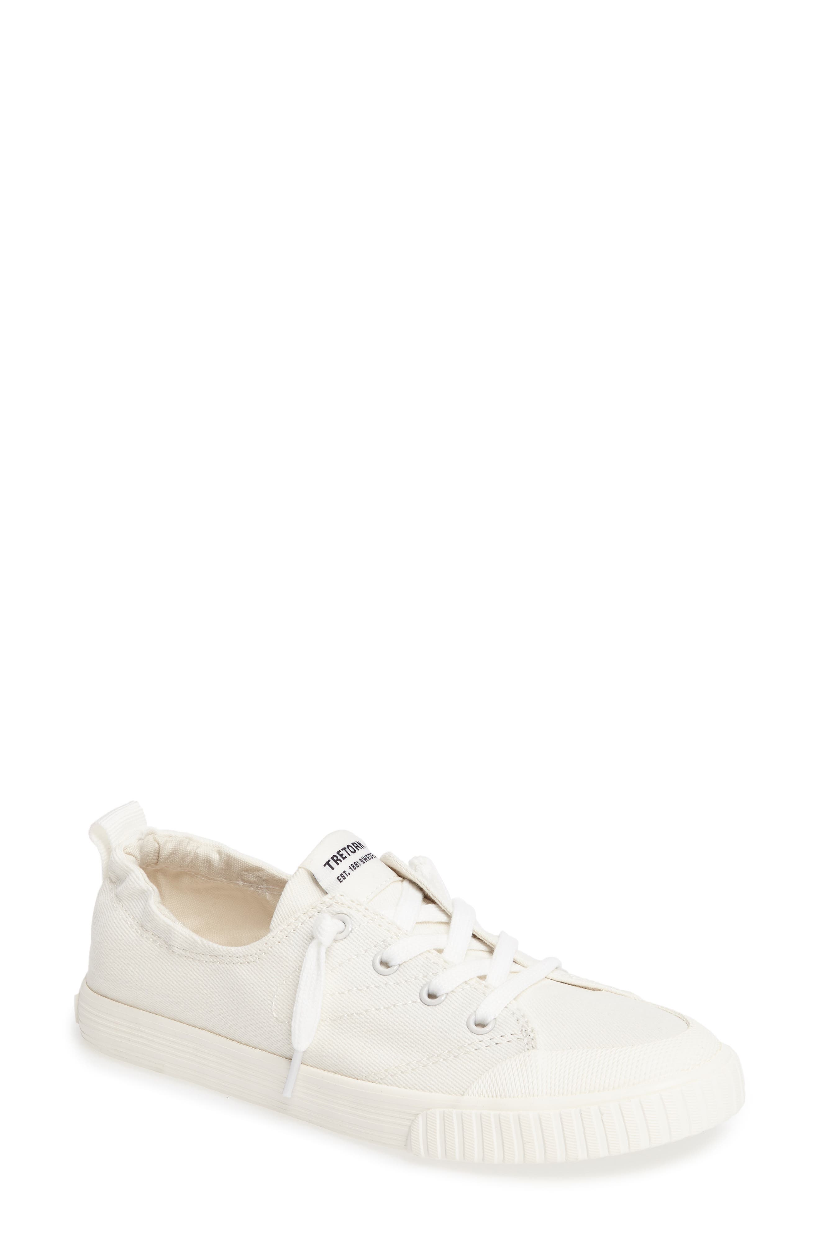 Tretorn Meg Slip-on Sneaker In 150 Vintage Wht/vintage Wht