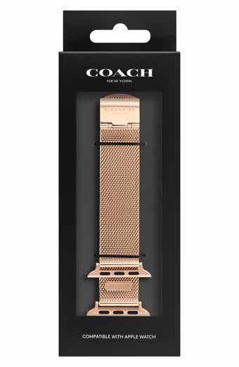 COACH Signature C Rubber Apple Watch Watchband Nordstrom