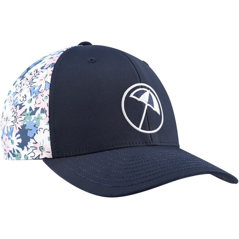 Shop Puma Navy Arnold Palmer Invitational Floral Tech Flexfit Adjustable Hat