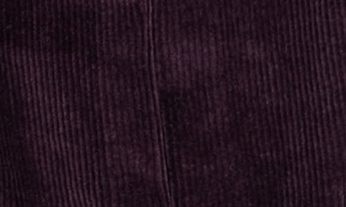 Shop Miles The Label Kids' Stretch Organic Cotton Corduroy Pants In Dark Purple