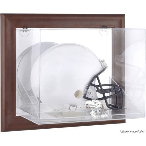 Atlanta Falcons Brown Framed Logo Jersey Display Case