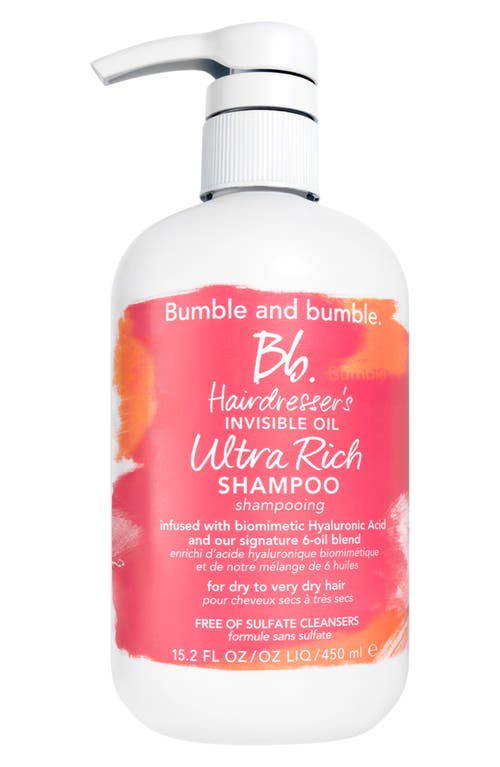 Bumble and bumble. Hairdresser's Invisible Oil Ultra Rich Shampoo at Nordstrom, Size 8.5 Oz