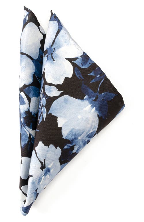 Cufflinks, Inc. Painted Floral Pocket Square in Blue at Nordstrom