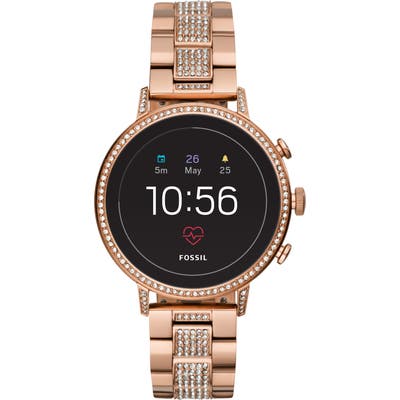 Fossil Q Venture Hr Bracelet Watch, 40Mm