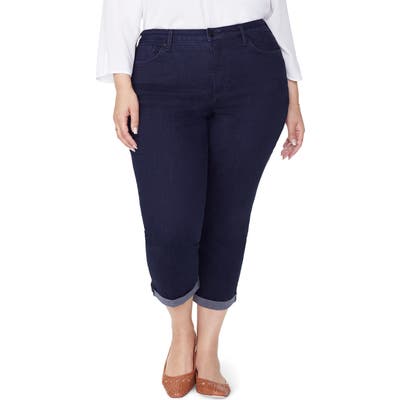 Plus Size Nydj Chloe Capri Jeans, Blue