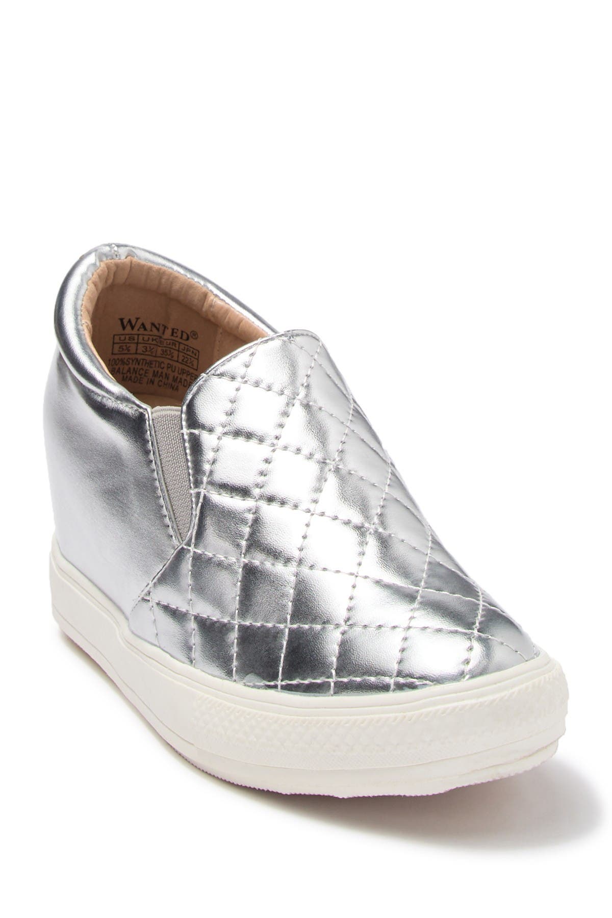 wanted complex wedge sneaker