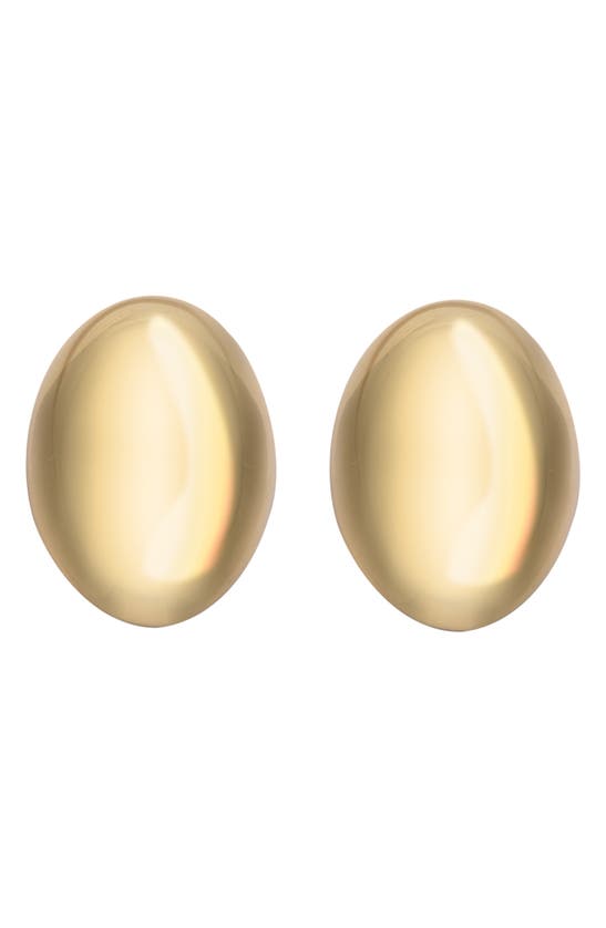 Jennifer Zeuner Donni Gold-plated Earrings In 14k Yellow Gold Plated Silver