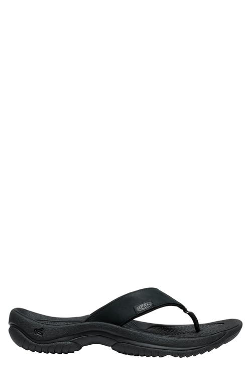 Shop Keen Kona Flip Flop In Black/steel Grey