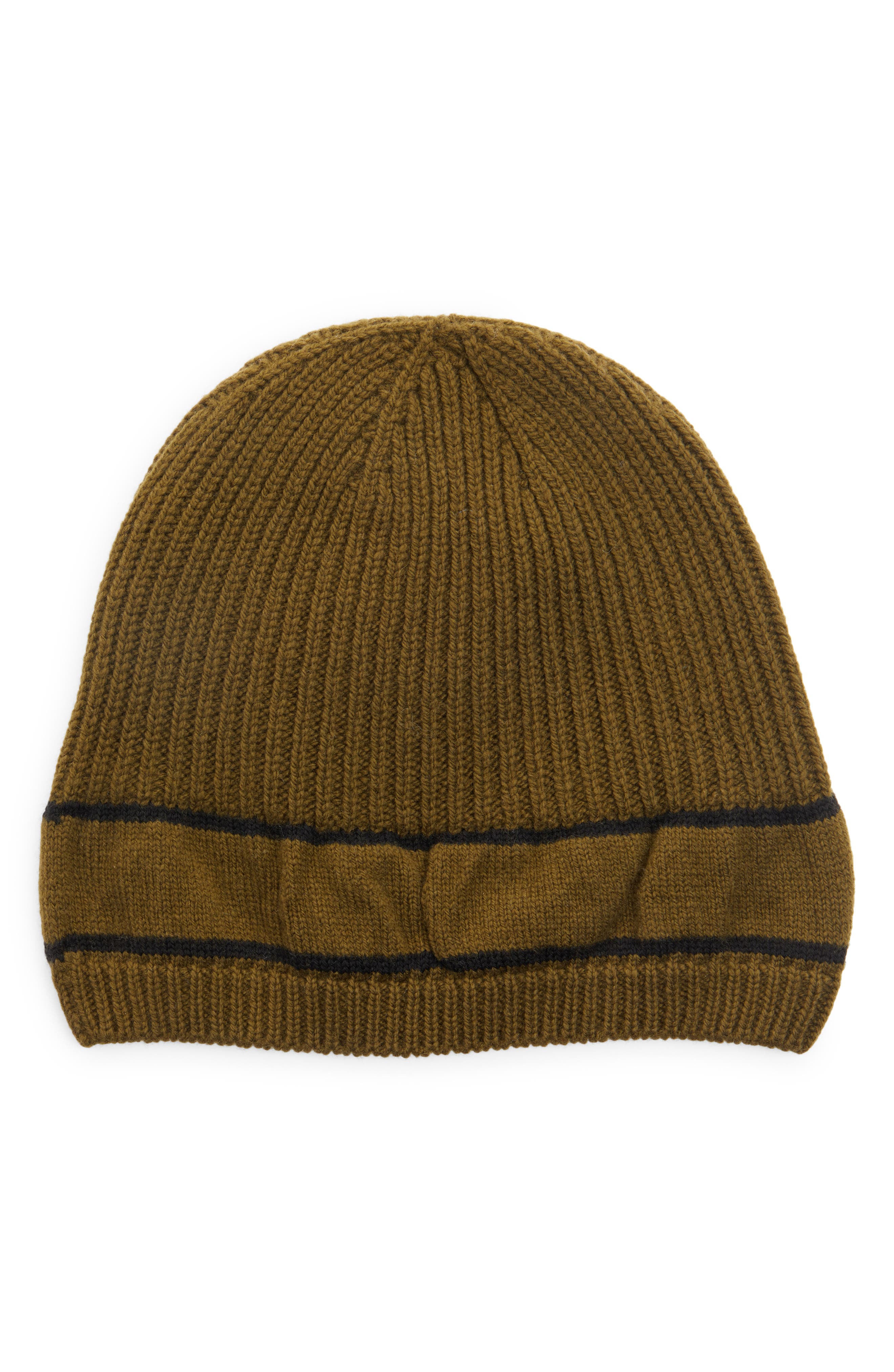 Balmain Monogram-Jacquard Wool Beanie