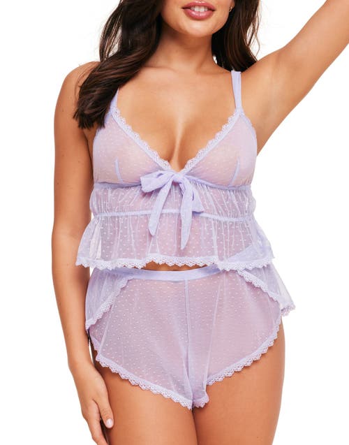 Adore Me Betty Cami & Shorts Set Lingerie In Purple