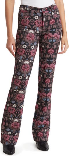 Daisy Velvet Floral Bell Bottoms - Perfectly Styled by