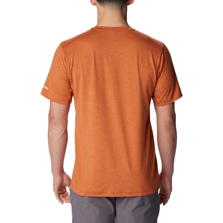 Shop Columbia Texas Orange Texas Longhorns Tech Trail Omni-wick T-shirt