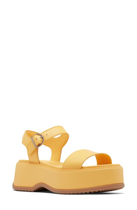 Yellow Platform Sandals for Women | Nordstrom