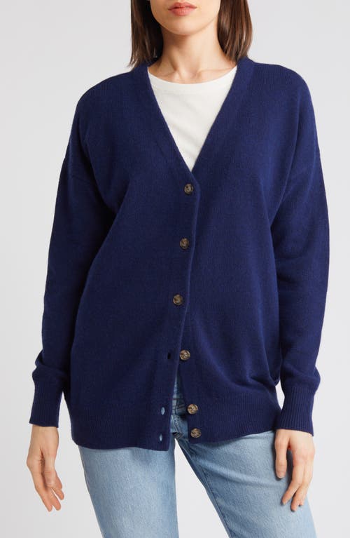 MADEWELL MADEWELL RELAXED V-NECK WOOL BLEND CARDIGAN 