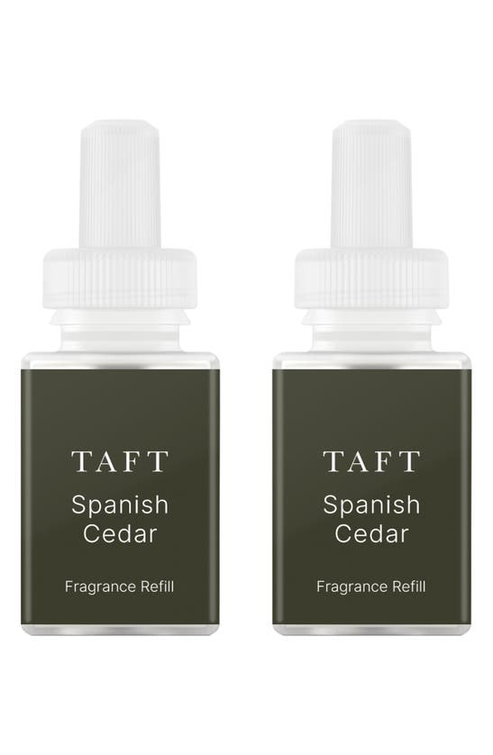 Pura X Taft Spanish Cedar 2-pack Diffuser Fragrance Refills In White