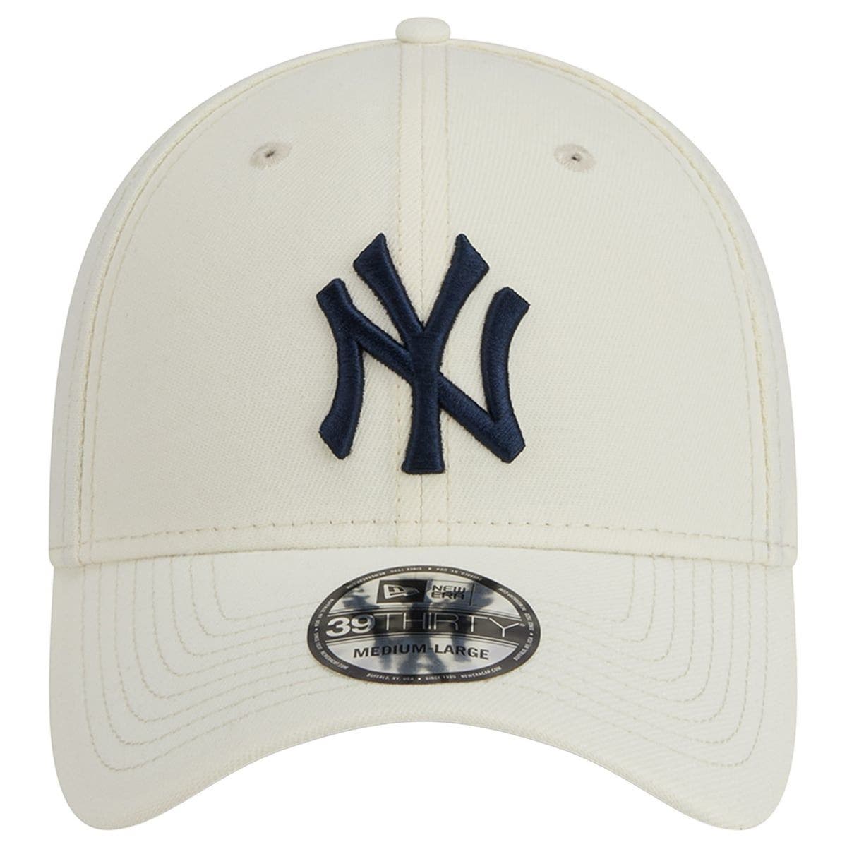 New Era Men's New Era Cream New York Yankees Chrome Team Classic