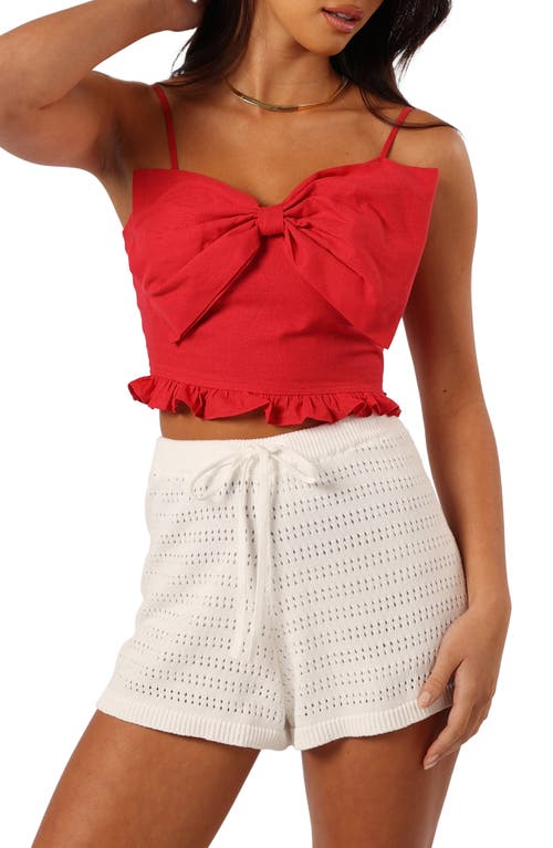Petal And Pup Petal & Pup Bambi Crop Camisole In Red