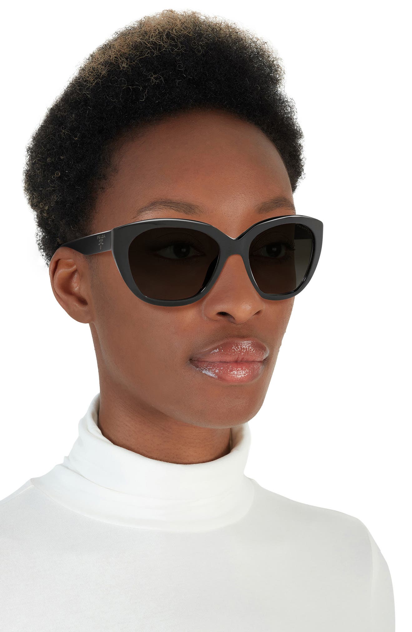 prada gradient cat eye sunglasses