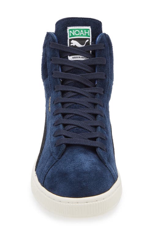 Shop Puma X Noah Classic Mid Top Sneaker In Elektro Blue-new Navy