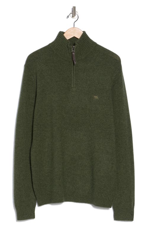 Rodd & Gunn Jacks Bay Quarter Zip Sweater In Thyme
