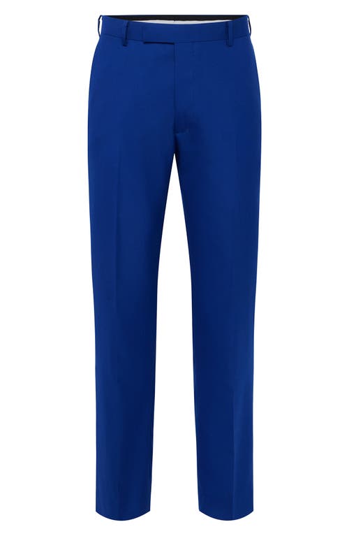 Alton Lane Men's Tailored Fit Flat Front Dress Pants In Cobalt