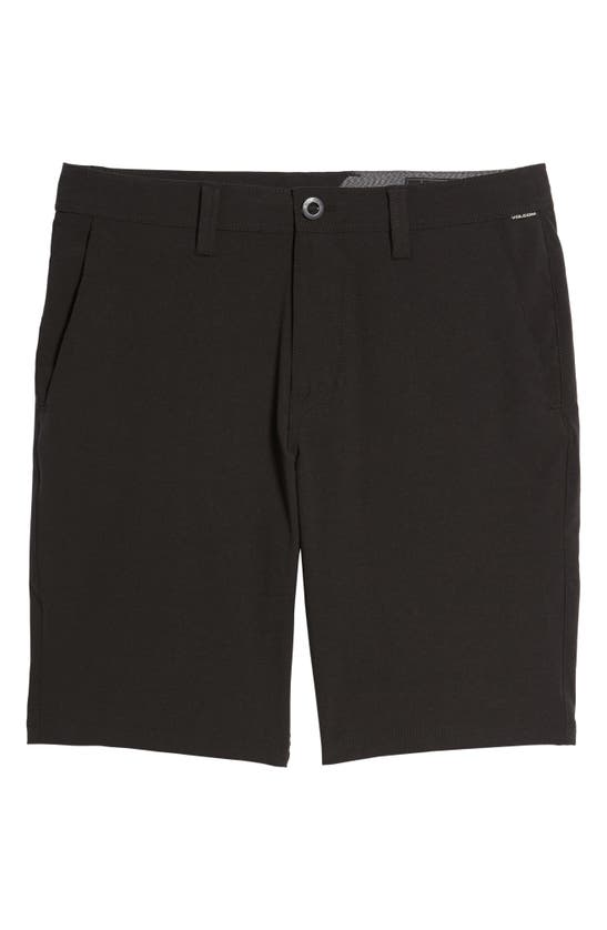Shop Volcom Hybrid Shorts In Black
