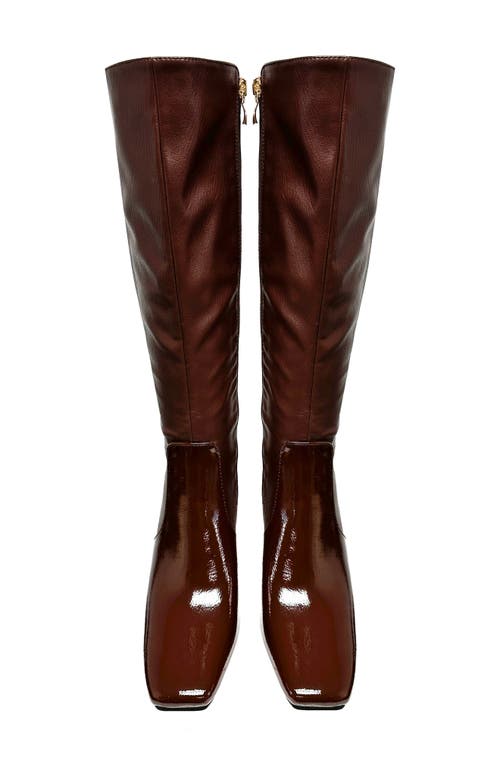 Ninety Union Lexington Knee High Boot In Brown