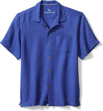 Men's Tommy Bahama White Milwaukee Brewers Sport Tropic Isles Camp Button-Up Shirt Size: Medium