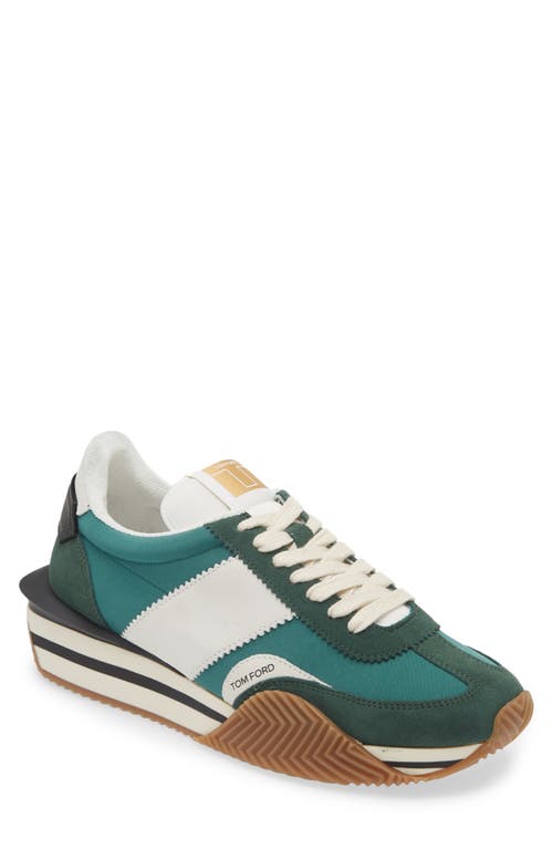 TOM FORD James Sneaker Pine Green at Nordstrom,