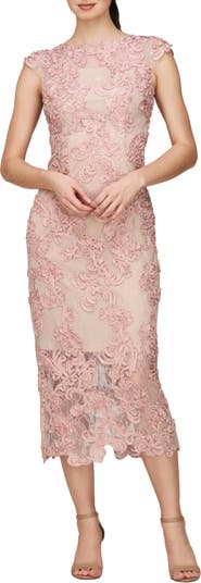 JS Collections Elexis Soutache Midi Dress | Nordstrom