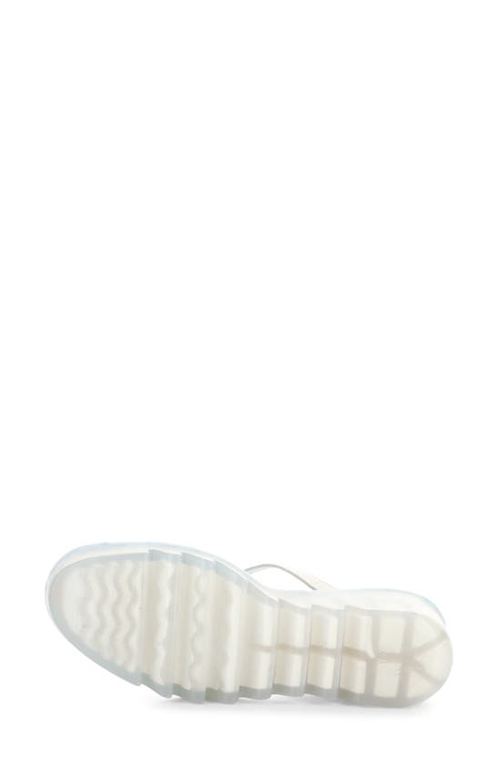 Shop Fly London Biso Wedge Pump In 022 Off White Mousse