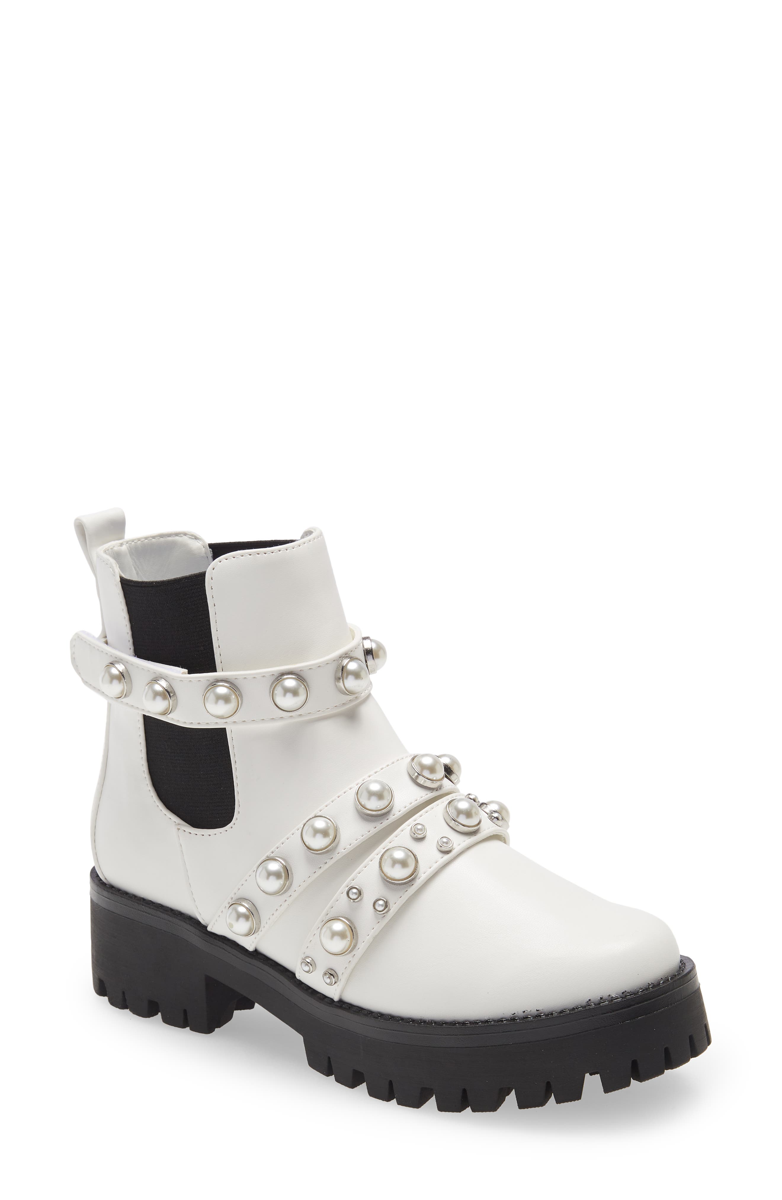 black and white ankle boots womens