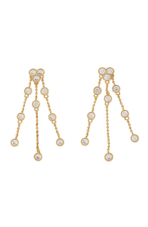 Maje Gold-plated Recycled Brass Earrings In Gold
