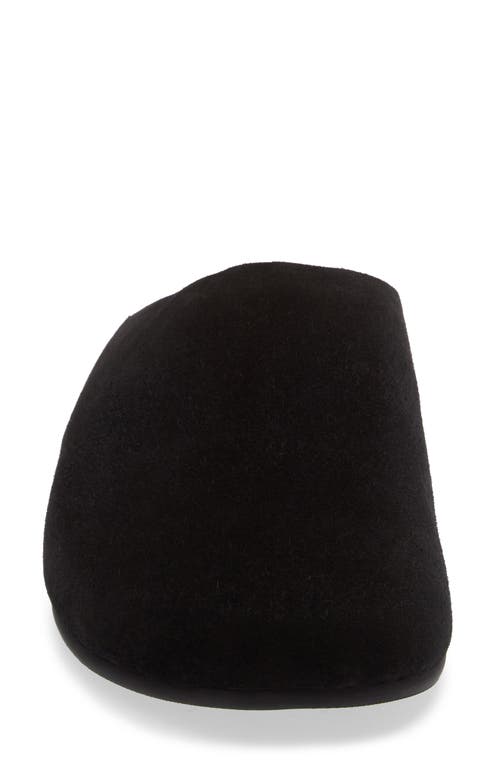 Jeffrey Campbell Content Suede Clog In Black Suede