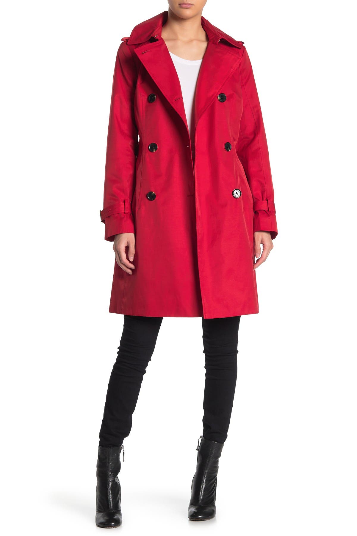 michael michael kors missy belted trench coat