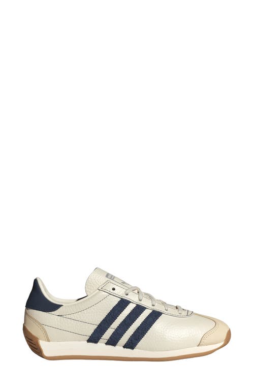 Shop Adidas Originals Adidas Country Low Top Sneaker In Indigo/off White/silver