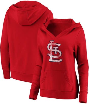 St. Louis Cardinals G-III 4Her by Carl Banks Women's City Graphic Pullover  Hoodie - Red