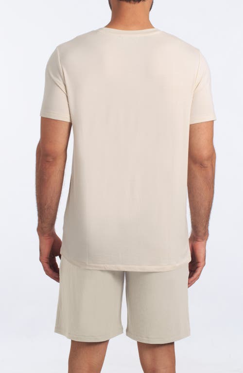 Jared Lang Men's Ice Cream 2-piece Pajama Set In Oatmeal