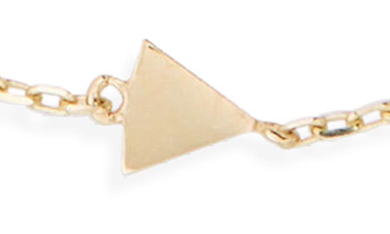 Shop Bony Levy 14k Yellow Gold Triangle Station Bracelet