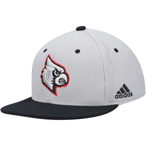 Men's adidas Red Louisville Cardinals Slouch Adjustable Hat